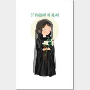 Santa Mariana de Jesus Posters and Art